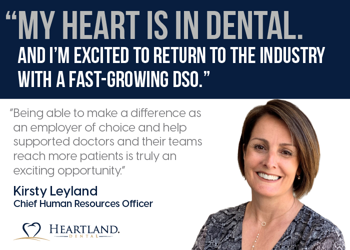 Heartland Dental Appoints Kirsty Leyland as Chief Human Resources Officer